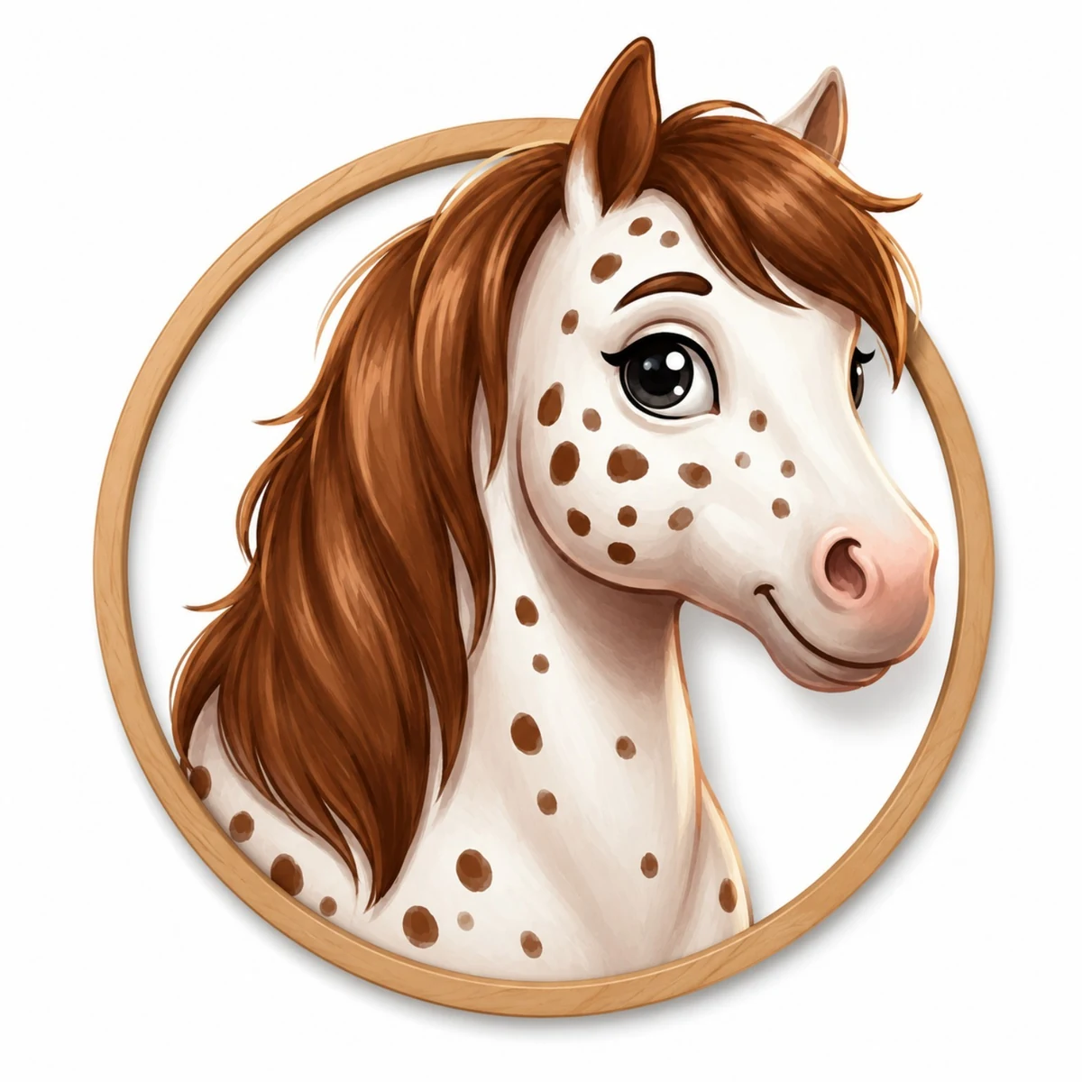 Mr. Spots, een van de pony's van In Galop